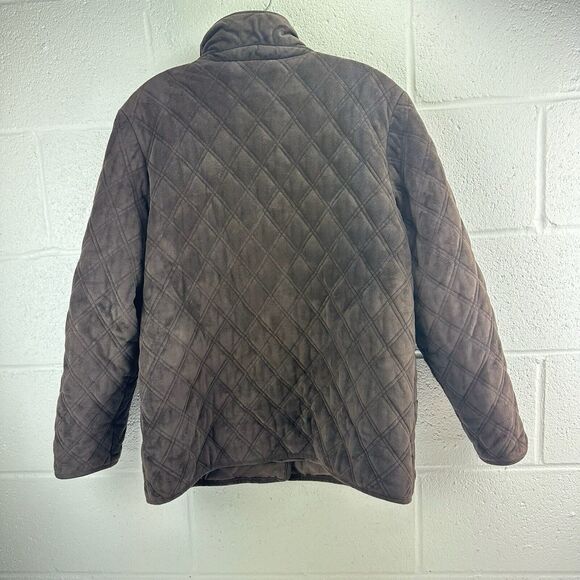 Lauren Ralph Lauren Equestrian Barn Jacket Womens size Small brown quilted - Picture 7 of 8